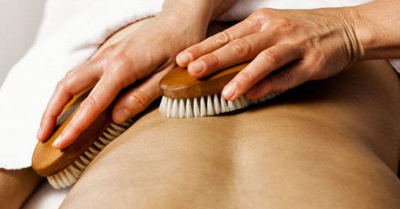 Bürstenmassage